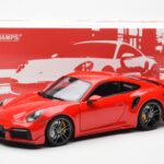 Porsche 911 992 Turbo S Sport Design Rdeč Minichamps 1:18 - image 8 of 8