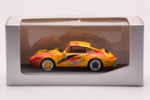 Porsche 911 993 Cup #1 IAA Presentation Porsche Supercup 1993 Minichamps 1:43 430946300 Kovina – slika 4 od 4
