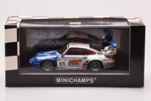 Porsche 911 993 GT2 #65 Roock Racing 24 Hours of Le Mans 1998 Minichamps 1:43 430986765 Kovina – slika 4 od 4