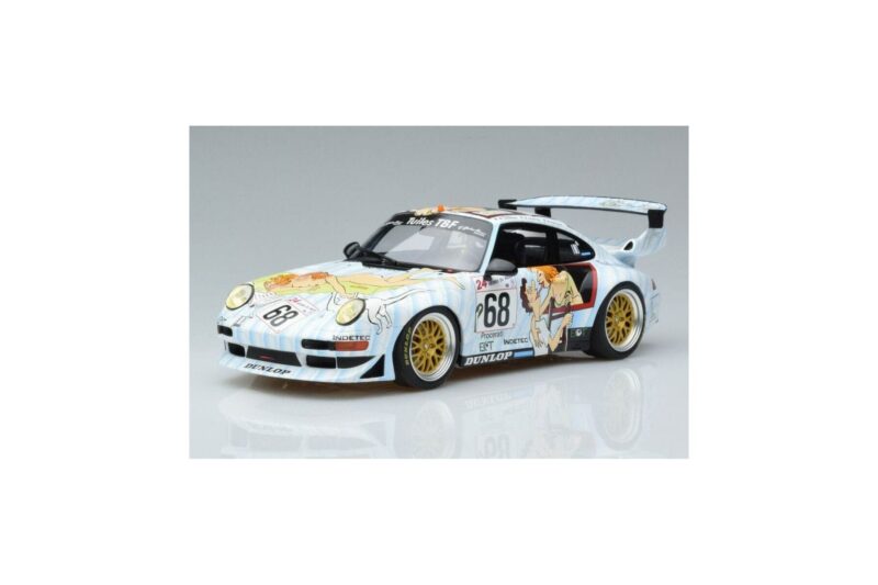 Porsche 911 993 GT2 Naked Lady #68 24 Hours of Le Mans 1998 GT Spirit 1:18 GT729 Smola