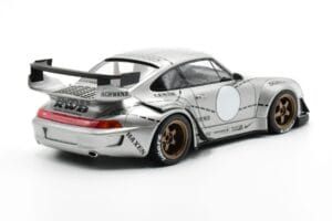 Porsche 911 993 RWB Srebrna Phantom Asia Edition GT Spirit 1:18 CLDC017 Smola – slika 2 od 6
