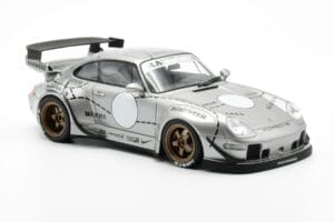 Porsche 911 993 RWB Srebrna Phantom Asia Edition GT Spirit 1:18 CLDC017 Smola – slika 4 od 6
