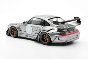 Porsche 911 993 RWB Srebrna Phantom Asia Edition GT Spirit 1:18 CLDC017 Smola – slika 5 od 6