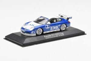 Porsche 911 996 GT3 Cup EMC2 #3 W. Henzler Porsche Carrera Cup 2004 Minichamps 1:43 400046203 Kovina – slika 2 od 3