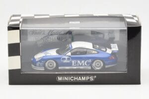 Porsche 911 996 GT3 Cup EMC2 #3 W. Henzler Porsche Carrera Cup 2004 Minichamps 1:43 400046203 Kovina – slika 3 od 3