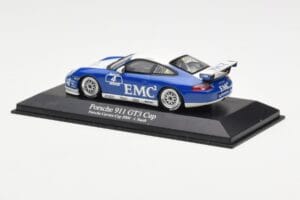 Porsche 911 996 GT3 Cup EMC2 #4 Hardt Porsche Carrera Cup 2004 Minichamps 1:43 400046204 Kovina – slika 3 od 4
