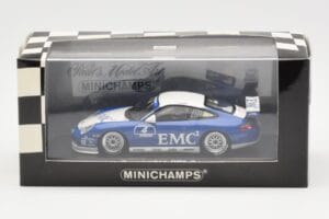 Porsche 911 996 GT3 Cup EMC2 #4 Hardt Porsche Carrera Cup 2004 Minichamps 1:43 400046204 Kovina – slika 4 od 4