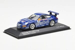 Porsche 911 996 GT3 Cup Team Morellato #16 O. Maximin Porsche Supercup 2006 Minichamps 1:43 400066416 Kovina – slika 2 od 4