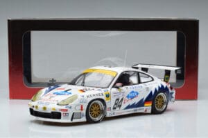 Porsche 911 996 GT3 R J. Ickx 24 Hours of Le Mans 2003 AUTOart 1:18 80379 Kovina – slika 7 od 7