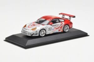 Porsche 911 996 GT3 RSR Flying Lizard #80 S. Neiman / J. Pechnik / J. Van Overbeek GT2 Class 24 Hours of Le Mans 2005 Minicha – slika 2 od 4
