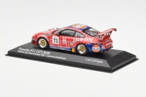 Porsche 911 996 GT3 RSR Gulf #73 Lambert / Lefort / Palttala 1000km Spa 2005 Minichamps 1:43 400056473 Kovina – slika 3 od 4