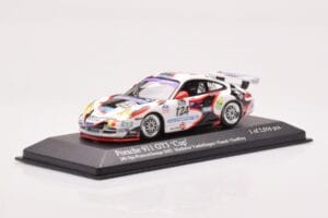 Porsche 911 997 GT3 Cup #124 Mattheus / Geoffroy / Vanbellingen / Fumal 24 Hours of Spa 2005 Minichamps 1:43 400056224 Kovina – slika 2 od 4