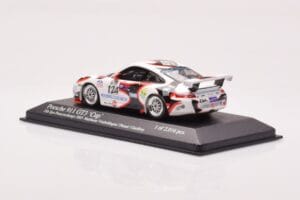 Porsche 911 997 GT3 Cup #124 Mattheus / Geoffroy / Vanbellingen / Fumal 24 Hours of Spa 2005 Minichamps 1:43 400056224 Kovina – slika 3 od 4