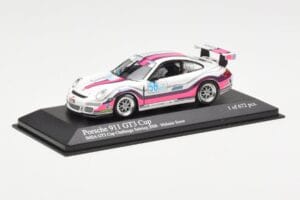 Porsche 911 997 GT3 Cup #56 M. Snow IMSA GT3 Challenge 2008 Minichamps 1:43 400086456 Kovina – slika 2 od 4