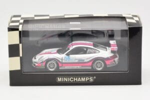 Porsche 911 997 GT3 Cup #56 M. Snow IMSA GT3 Challenge 2008 Minichamps 1:43 400086456 Kovina – slika 4 od 4