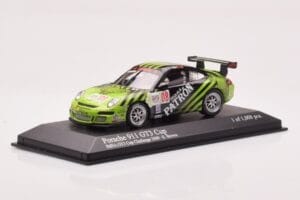 Porsche 911 997 GT3 Cup #8 E. Brown IMSA GT3 Challenge 2009 Minichamps 1:43 400096708 Kovina – slika 2 od 4
