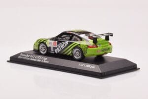 Porsche 911 997 GT3 Cup #8 E. Brown IMSA GT3 Challenge 2009 Minichamps 1:43 400096708 Kovina – slika 3 od 4