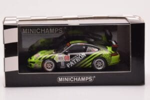Porsche 911 997 GT3 Cup #8 E. Brown IMSA GT3 Challenge 2009 Minichamps 1:43 400096708 Kovina – slika 4 od 4