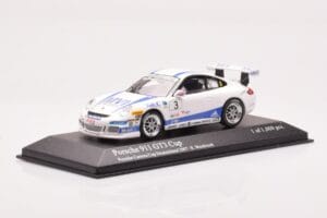 Porsche 911 997 GT3 Cup Porsche Carrera Cup #3 R. Westbrook 2007 Minichamps 1:43 400076483 Kovina – slika 2 od 4