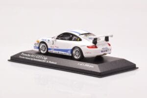 Porsche 911 997 GT3 Cup Porsche Carrera Cup #3 R. Westbrook 2007 Minichamps 1:43 400076483 Kovina – slika 3 od 4
