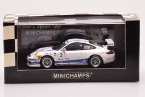 Porsche 911 997 GT3 Cup Porsche Carrera Cup #3 R. Westbrook 2007 Minichamps 1:43 400076483 Kovina – slika 4 od 4