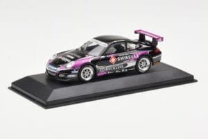 Porsche 911 997 GT3 Cup Swissvax #30 K. Sasaki Carrera Cup Asia Macau 2007 Minichamps 1:43 400076430 Kovina – slika 2 od 4
