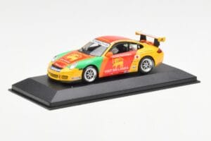 Porsche 911 997 GT3 Cup Visit Sri Lanka #6 D. Malagamuwa Carrera Cup Asia Macau 2007 Minichamps 1:43 400076406 Kovina – slika 2 od 4