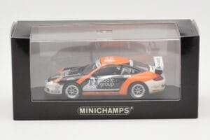 Porsche 911 997 GT3 Cup Noble Group #6 D. Watts Carrera Cup GB 2009 Minichamps 1:43 400076409 Kovina – slika 4 od 4