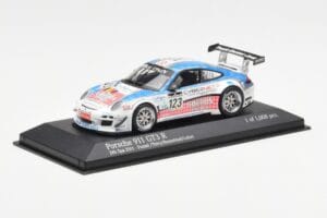 Porsche 911 997 GT3 R Cybernet #123 Fumal / Thiry / Rosenlad / Lefort 24 Hours of Spa 2011 Minichamps 1:43 400118923 Kovina – slika 2 od 4