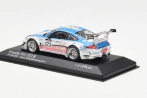 Porsche 911 997 GT3 R Cybernet #123 Fumal / Thiry / Rosenlad / Lefort 24 Hours of Spa 2011 Minichamps 1:43 400118923 Kovina – slika 3 od 4