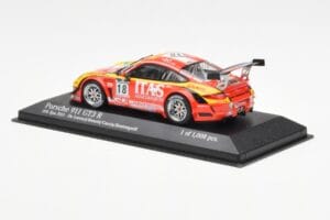 Porsche 911 997 GT3 R ITAS #18 De Lorenzi / Bonetti / Caccia / Bontempelli 24 Hours of Spa 2011 Minichamps 1:43 400118918 Kov – slika 3 od 4