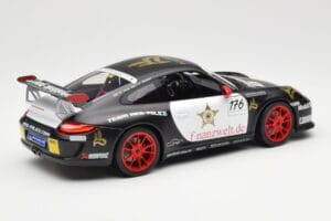 Porsche 911 997 GT3 RS #176 Team Ring Police VLN 2011 Norev 1:18 187570 Kovina – slika 3 od 8