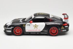 Porsche 911 997 GT3 RS #176 Team Ring Police VLN 2011 Norev 1:18 187570 Kovina – slika 4 od 8