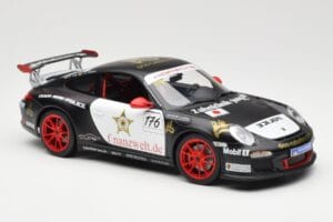 Porsche 911 997 GT3 RS #176 Team Ring Police VLN 2011 Norev 1:18 187570 Kovina – slika 6 od 8