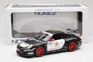 Porsche 911 997 GT3 RS #176 Team Ring Police VLN 2011 Norev 1:18 187570 Kovina – slika 8 od 8
