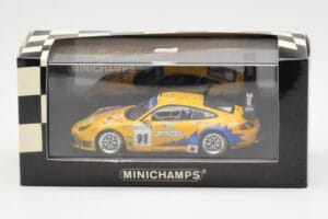 Porsche 911 997 GT3 RS T2M #91 Yamagishi / Fournoux / Konopka 24 Hours of Le Mans 2006 Minichamps 1:43 400066991 Kovina – slika 4 od 4