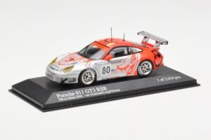 Porsche 911 997 GT3 RSR Flying Lizard #80 S. Neiman / P. Long / J. Van Overbeek 24 Hours of Le Mans 2006 Minichamps 1:43 4000 – slika 2 od 4