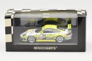 Porsche 911 997 GT3 RSR Krohn Racing #90 J. Bergmeister / T. Jonsson / T. Krohn 24 Hours of Le Mans 2006 Minichamps 1:43 4000 – slika 4 od 4