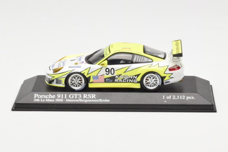 Porsche 911 997 GT3 RSR Krohn Racing #90 J. Bergmeister / T. Jonsson / T. Krohn 24 Hours of Le Mans 2006 Minichamps 1:43