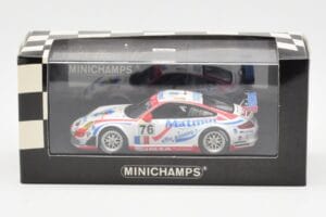 Porsche 911 997 GT3 RSR Matmut #76 P. Narac / R. Lietz / P. Long 24 Hours of Le Mans 2007 Minichamps 1:43 400076776 Kovina – slika 4 od 4