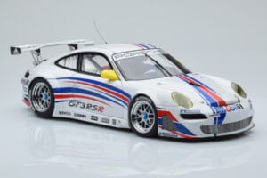 Porsche 911 997 GT3 RSR #1 Presentation Car 2007 AUTOart 1:18 WAP02100618 Kovina – slika 6 od 8