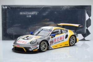 Porsche 911 GT3 R Rowe Racing #998 F. Makowiecki / A. Pilet / N. Tandy 2nd Place 24 Hours of Spa-Francorchamps 2019 Minichamp – slika 6 od 6