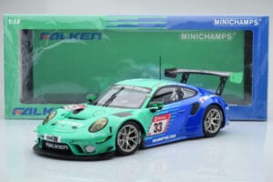 Porsche 911 GT3 R Falken Motorsports #33 K. Bachler / M. Muller / T. Engelhart / M. Werner 24 Hours of Nurburgring 2020 Minic – slika 6 od 6