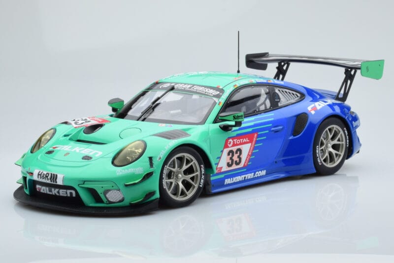 Porsche 911 GT3 R Falken Motorsports #33 K. Bachler / M. Muller / T. Engelhart / M. Werner 24 Hours of Nurburgring 2020 Minic