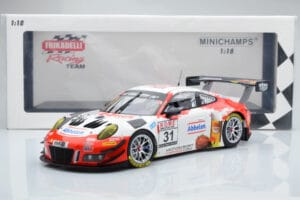 Porsche 911 GT3 R Frikadelli Racing Team #31 M. Arnold / I. Fernandez Winners VLN Round 3 2018 Minichamps 1:18 153186991 Kovi – slika 6 od 6