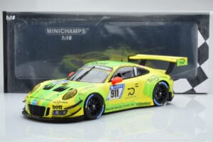 Porsche 911 GT3 R Manthey Racing #911 F. Scherer / K. Estre / R. Dumas / L. Vanthoor / E. Bamber 24 Hours of Nurburgring 2018 – slika 6 od 6