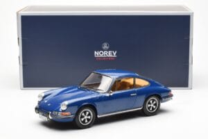 Porsche 911 S 901 Modra Norev 1:18 187647 Kovina – slika 6 od 6