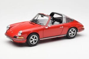 Porsche 911 Targa S Rdeč Schuco 1:18 450036200 Kovina – slika 3 od 9