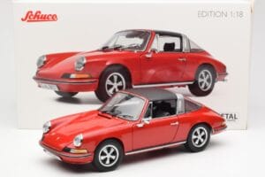 Porsche 911 Targa S Rdeč Schuco 1:18 450036200 Kovina – slika 9 od 9