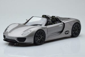 Porsche 918 Spyder Prototip Siva Metalik Minichamps 1:18